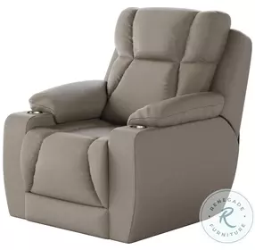 Challenger Maximus Sand Power Headrest Wall Hugger Big Mans Recliner