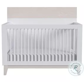Rowan Ash Linen Convertible Standard Crib