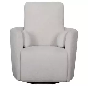 Trenton Mascarpone Manual Swivel Glider Recliner with Pillows
