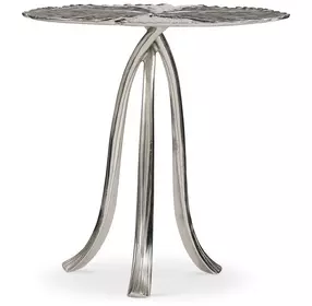 Annabella Satin Nickel End Table