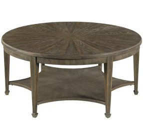 Emporium Sutter Medium Stain Round Cocktail Table