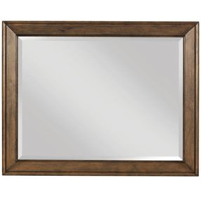 Ansley Castlemead Medium Stain Rectangular Dresser Mirror
