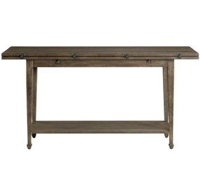 Emporium Valerie Medium Stain Rectangular Flip Top Sofa Table