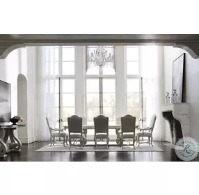 Mirabelle Cotton Rectangular Extendable Dining Room Set