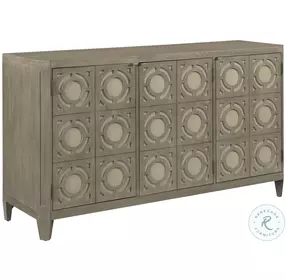 Hidden Treasures Beige Cercle 3 Door Chest