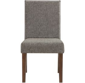 Quinn Brown Upholstered Side Chair Set of 2