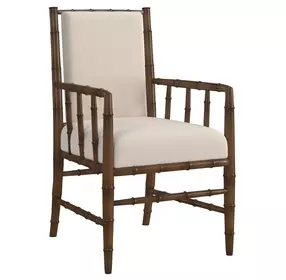 Harbor Beige Upholstered Arm Chair