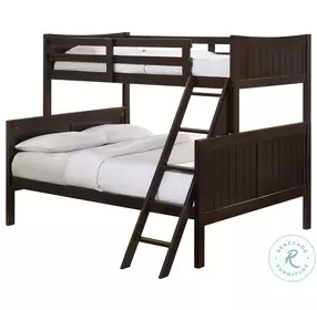 Santino Espresso Twin Over Full Bunk Bed