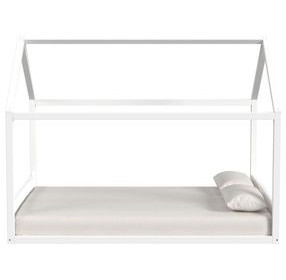 Santino White Full Montessori Bed