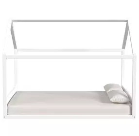 Santino White Full Montessori Bed