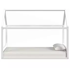 Santino White Twin Montessori Bed