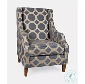 Sanders Grey Accent Chair