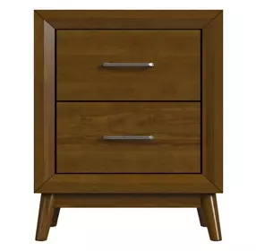 Veronica Walnut 2 Drawer Accent Cabinet