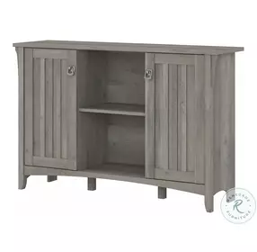 Salinas Driftwood Gray Door Accent Storage Cabinet