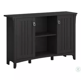 Salinas Vintage Black Accent Storage Cabinet