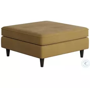 Bella Harvest Gold Square Cocktail Ottoman