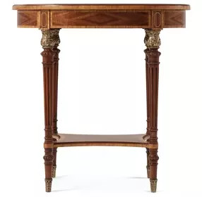 Stephen Church Walcot and Gold Round Aleron Side Table