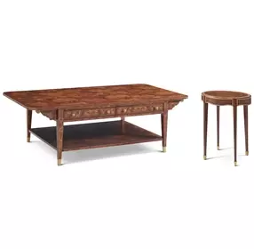 Stephen Church Yorkshire Umber Rectangular Torin Occasional Table Set