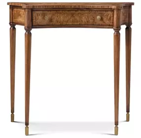 Stephen Church Lancaster Brown and Gold 34" Lorient Writing Table