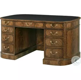 Sloane Brown And Gold 60" Tooling Desk