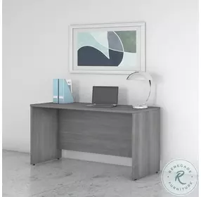 Studio C Platinum Gray 60" Credenza Home Office Set