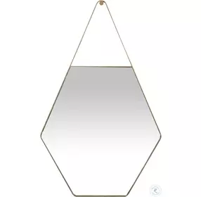 Lovell Brushed Gold Mirror
