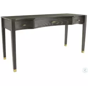Nathan Dark Gray Cerused Oak Desk