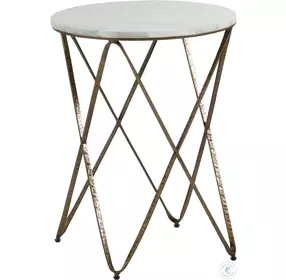 Phoenix Vintage Gold Side Table
