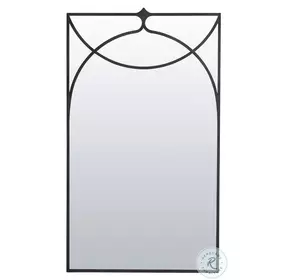 Swan Antique Pewter Mirror