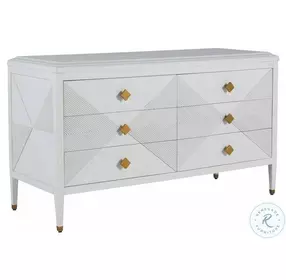 Julia Cerused White Chest