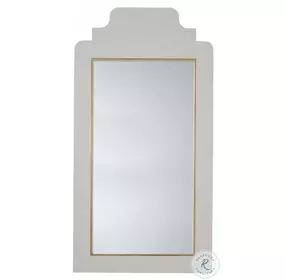 Nora Alabaster Shagreen Mirror