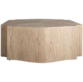 Ziya Light Blonde Free Form Cocktail Table