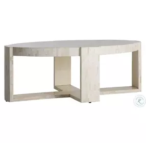 Kenzie Bone Ivory Coffee Table