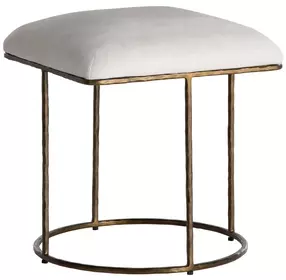 Lucas Natural Ivory Stool