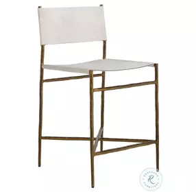 Landon Natural Ivory Counter Height Stool