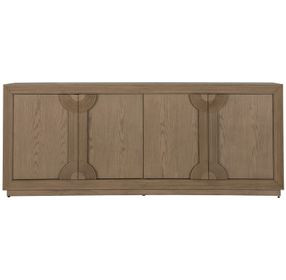 Aero Cerused Natural 4 Door Sideboard