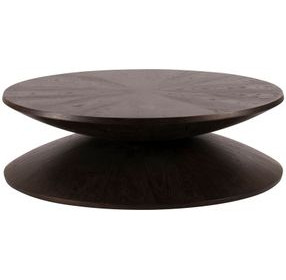 Reid Cerused Forest Black Coffee Table
