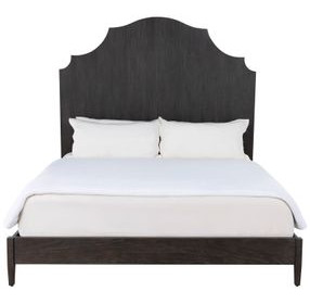 Princeton Cerused Forest Black King Panel Bed