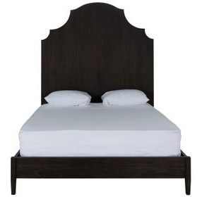 Princeton Cerused Forest Black Queen Panel Bed