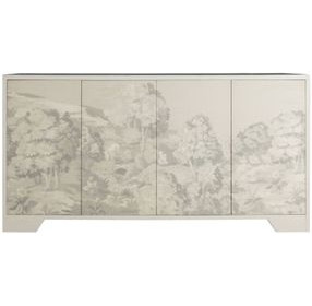 Daliyah Sesame White 4 Door Sideboard