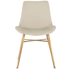 Hines White Upholstered Dining Chair