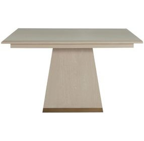 Ferris Cerused White 52" Square Dining Table