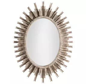 Jean Michel Antique Gold Oval Accent Mirror