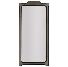 Chantel Aged Antique and Black Rectangular Wall Mirror