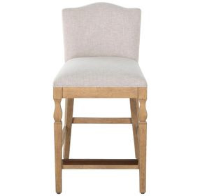 Gaston Slipaway Sand Performance Fabric Counter Height Stool