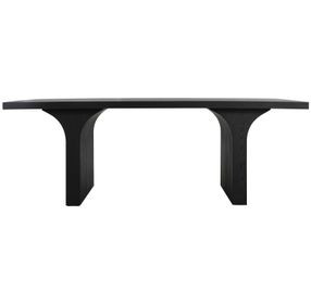 Miera Brushed Black 84" Rectangular Dining Table