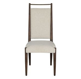 Highland Dusk and Sand Performance Fabric Upholstered Dining Side Chair