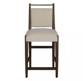 Highland Dusk and Sand Performance Fabric Upholstered Counter Height Stool