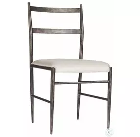 Ward Metal and Linen Chair Set Of 2