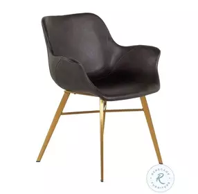 Channing Charcoal Brown Dining Chair Set Of 2